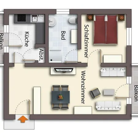 Apartment Brise Dünenhaus Christa App 09